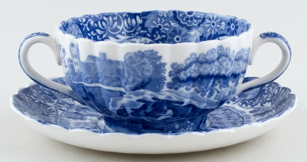 Breakfast Cup and Saucer handled c1920
